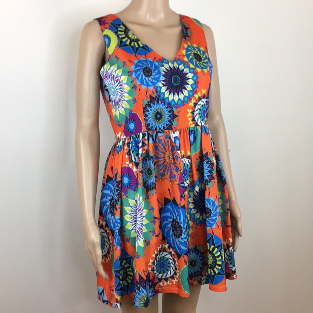 ICU collection summer dress size large NEW